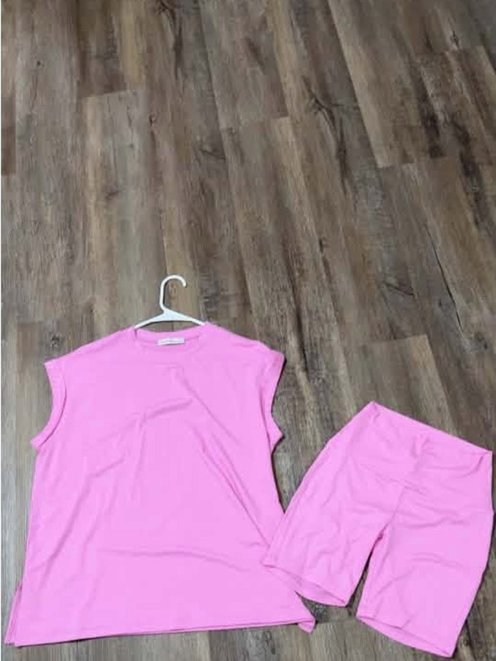 Zenana Outfitters Pink Short Sleeve Top & Shorts Set